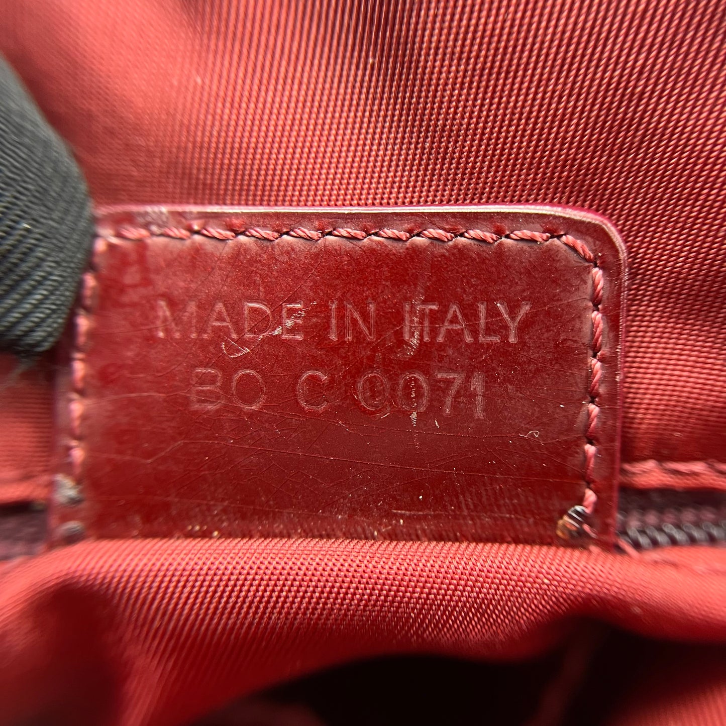Vintage Diorissimo Trotteur Boston Bag Red