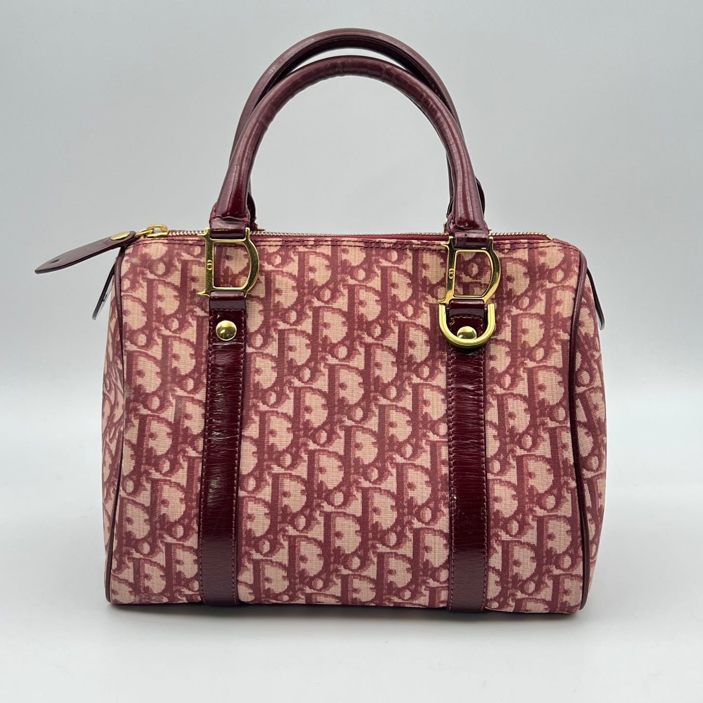 Vintage Diorissimo Trotteur Boston Bag Red