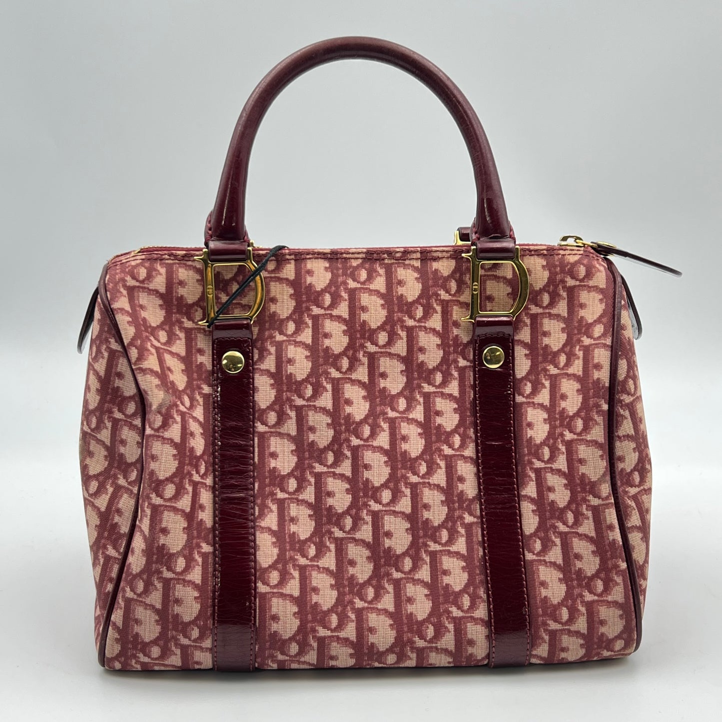 Vintage Diorissimo Trotteur Boston Bag Red