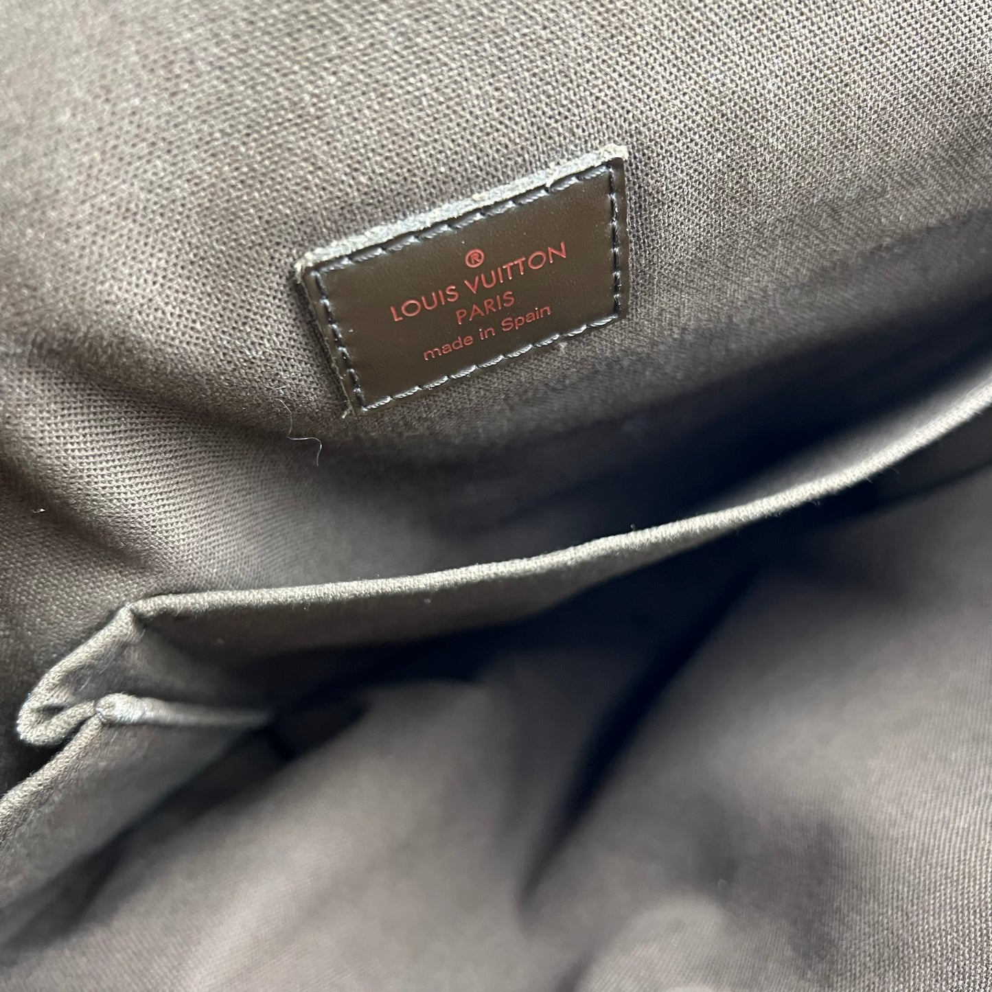 Damier Ebene Canvas Brooklyn Messenger Bag