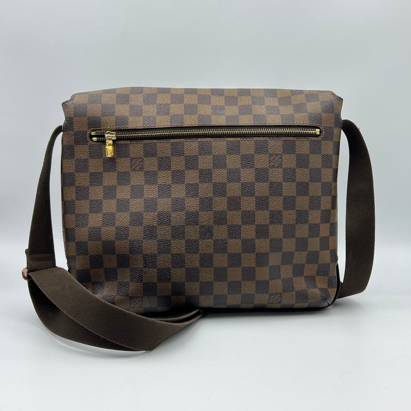 Damier Ebene Canvas Brooklyn Messenger Bag
