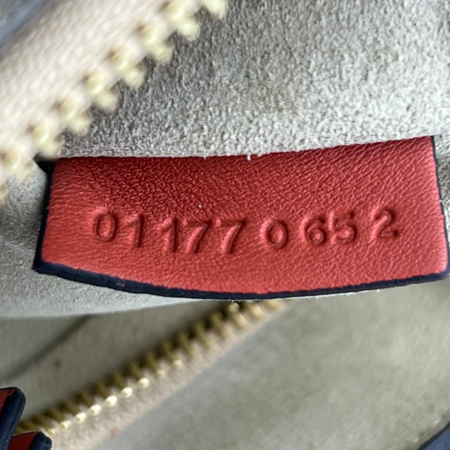 Red Leather/Suede Faye Medium Shoulder Bag