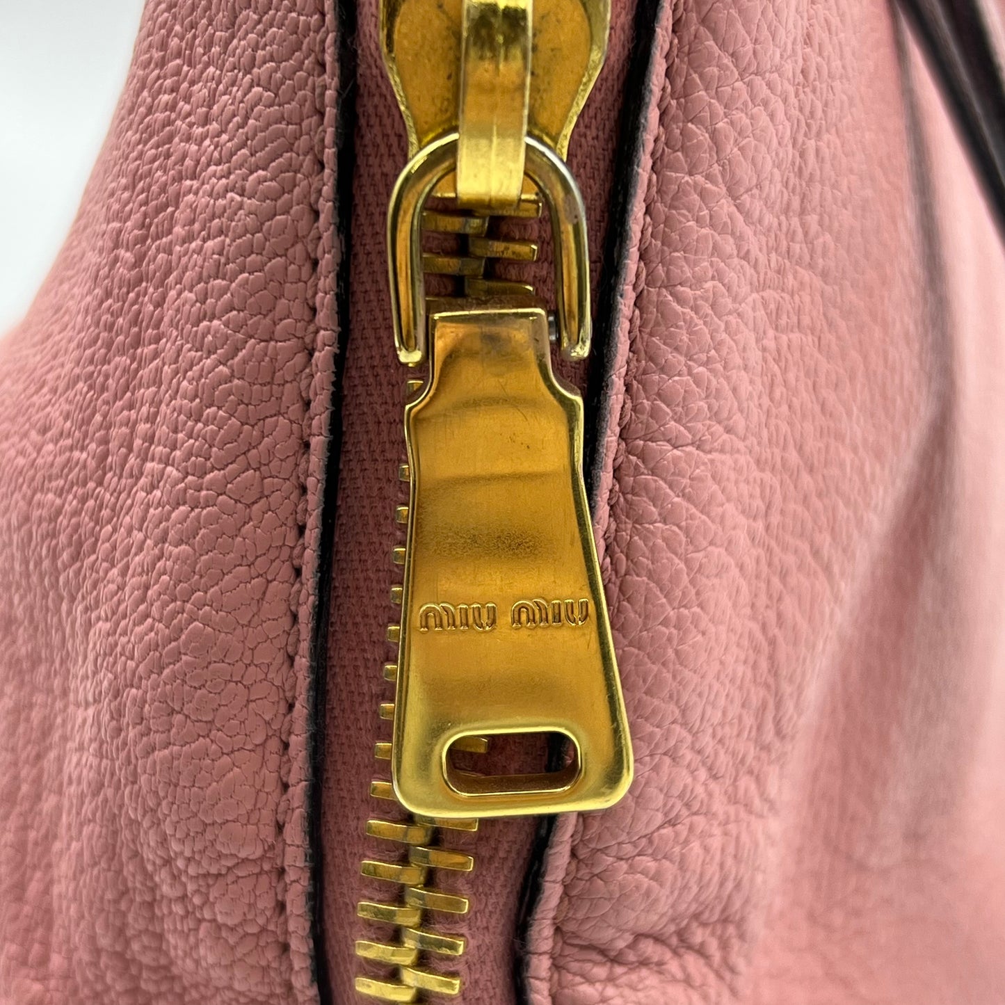Convertible Madras Side Zip Satchel Pink
