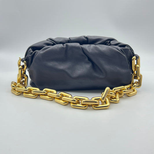 Calfskin The Chain Pouch Brown