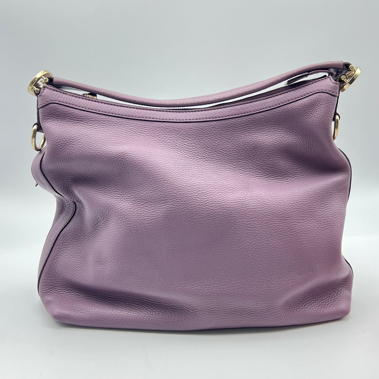 Miss GG hobo bag in lavender leather