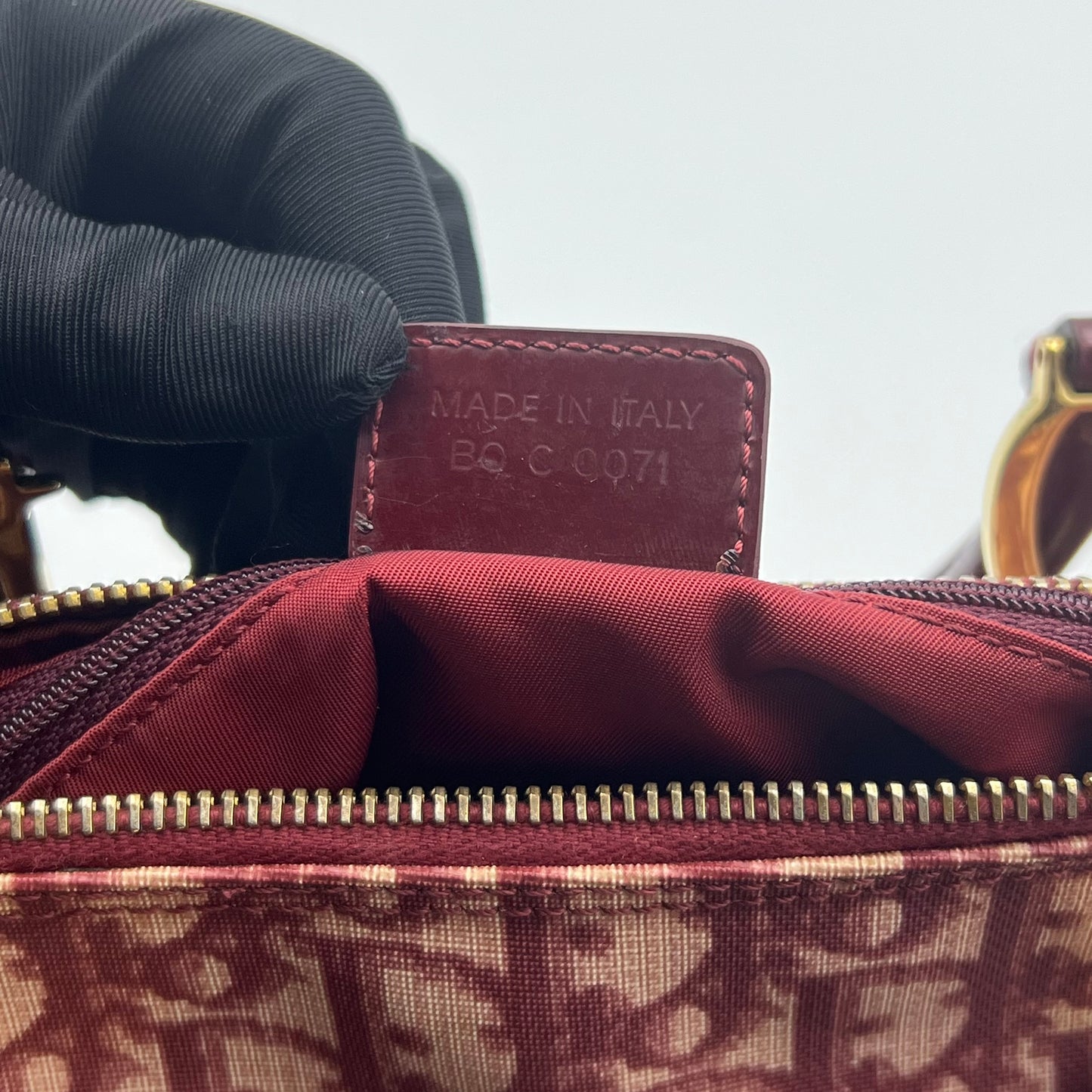 Vintage Diorissimo Trotteur Boston Bag Red