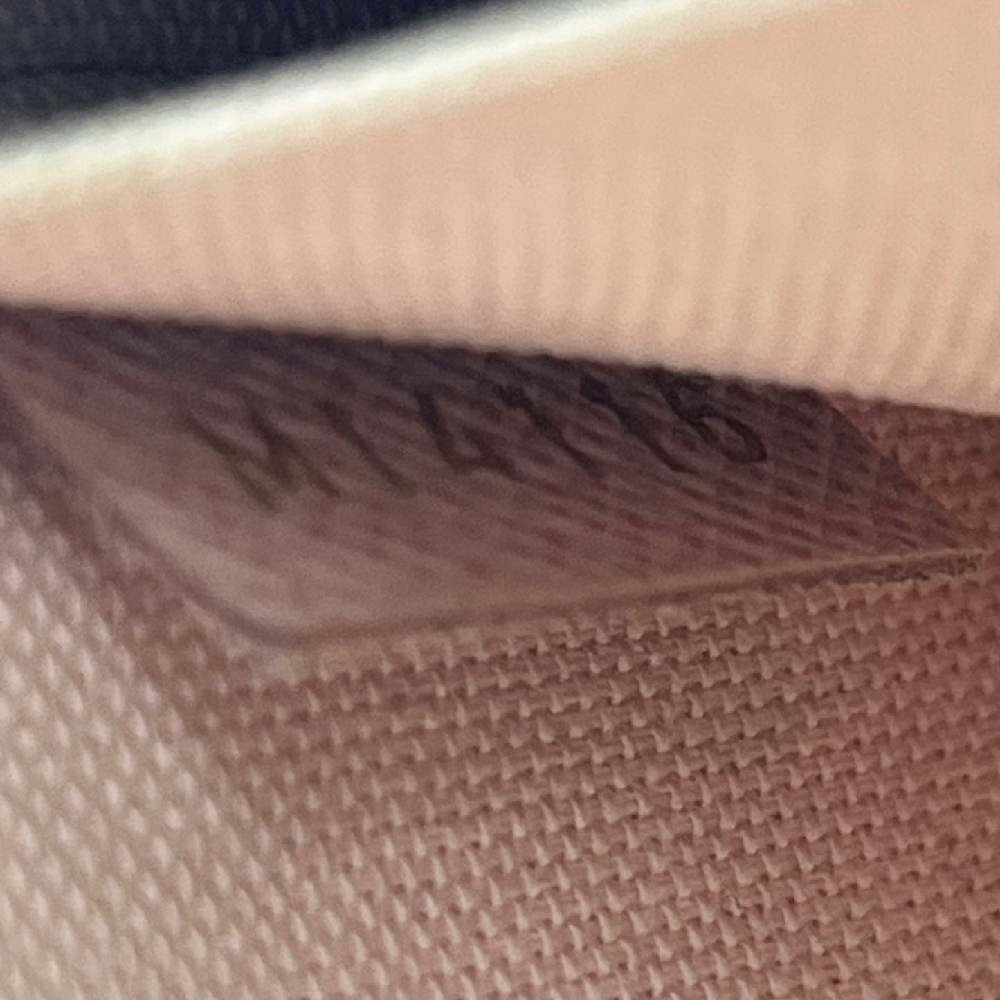 Damier Azur Pochette Felicie Chain Wallet Rose Ballerine