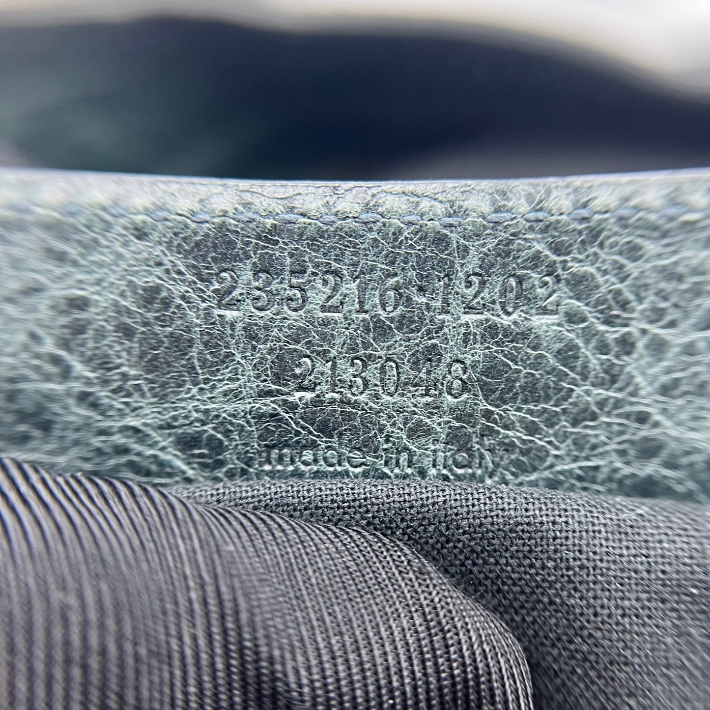 Velo Classic Studs Bag Leather Medium dark gray