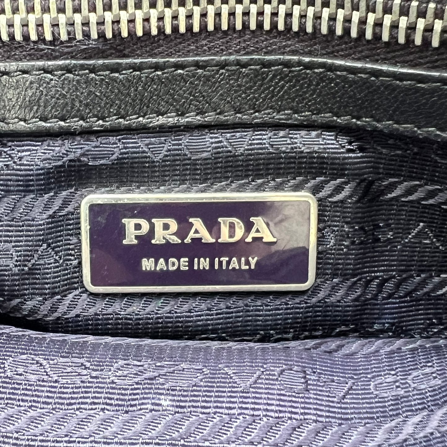 Nappa Gaufre Leather Top Handle Bag