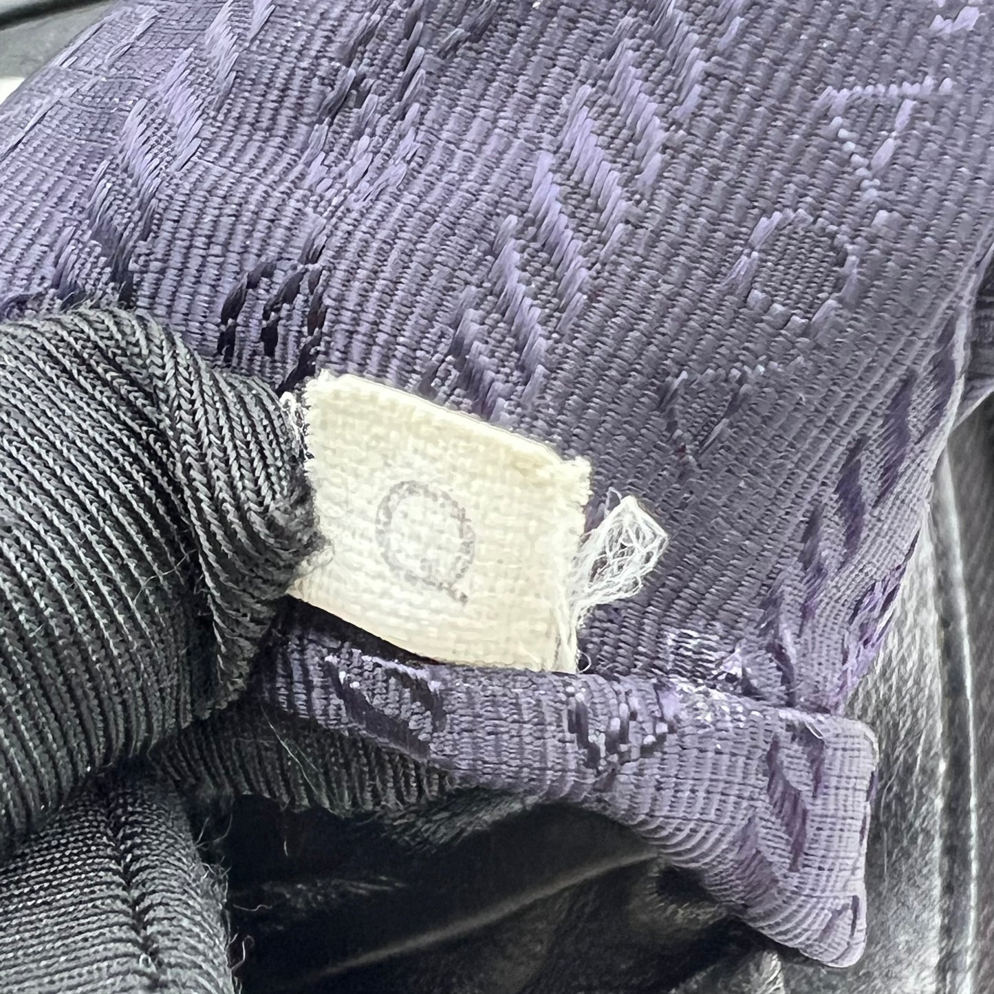 Nappa Gaufre Leather Top Handle Bag