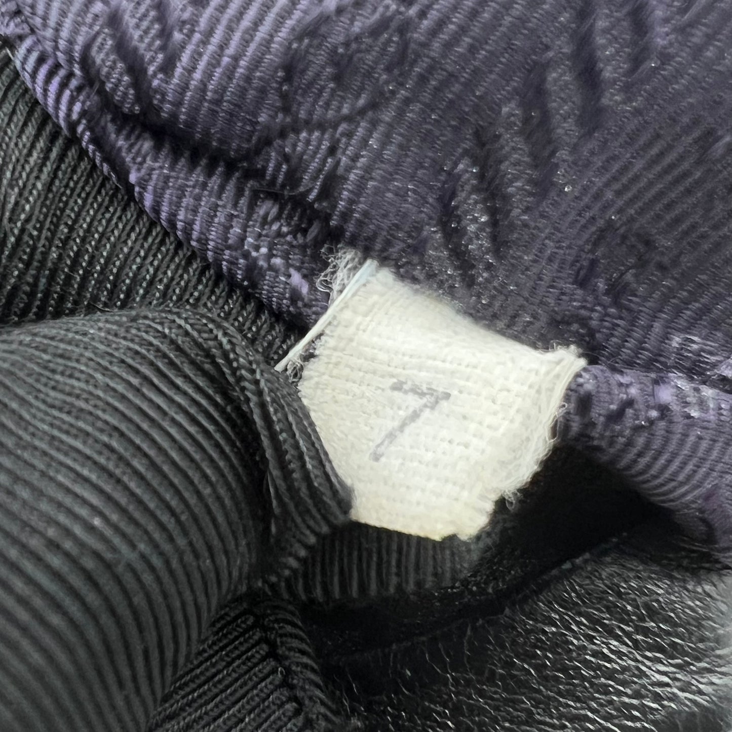 Nappa Gaufre Leather Top Handle Bag