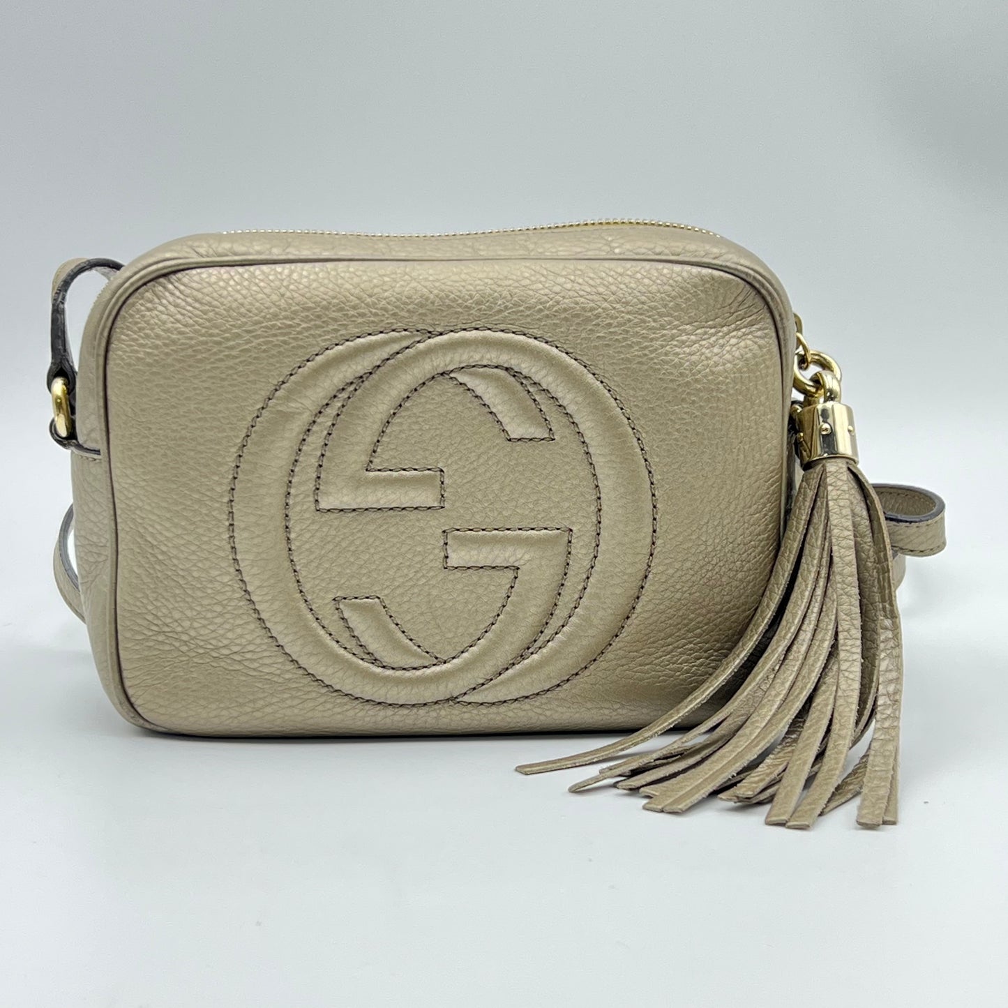 Soho Small Disco Tassel Fringe Shoulder Bag Pochette Crossbody Leather