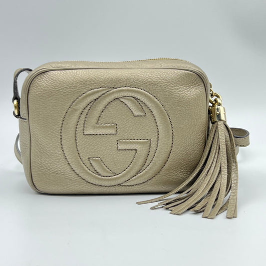 Soho Small Disco Tassel Fringe Shoulder Bag Pochette Crossbody Leather