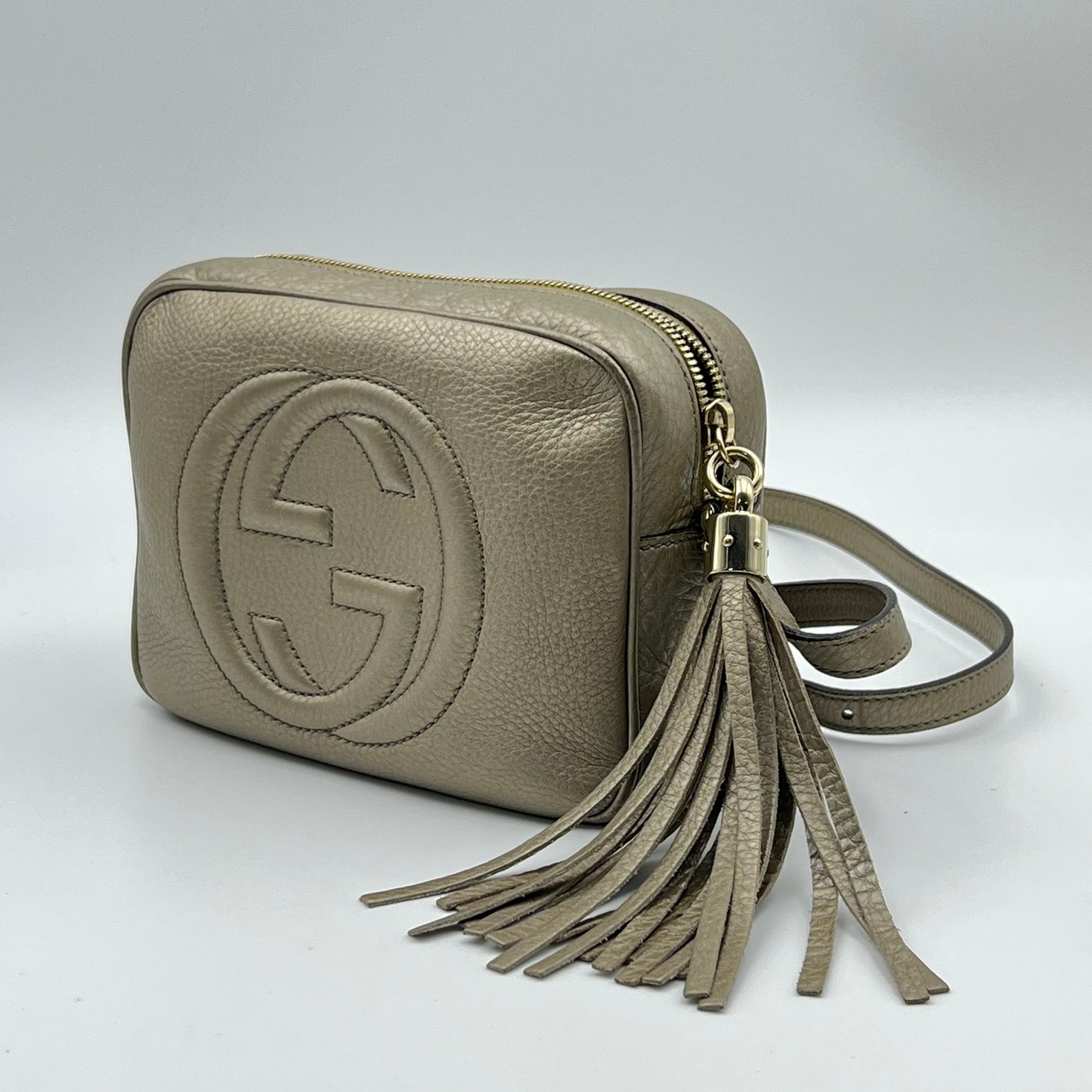 Soho Small Disco Tassel Fringe Shoulder Bag Pochette Crossbody Leather