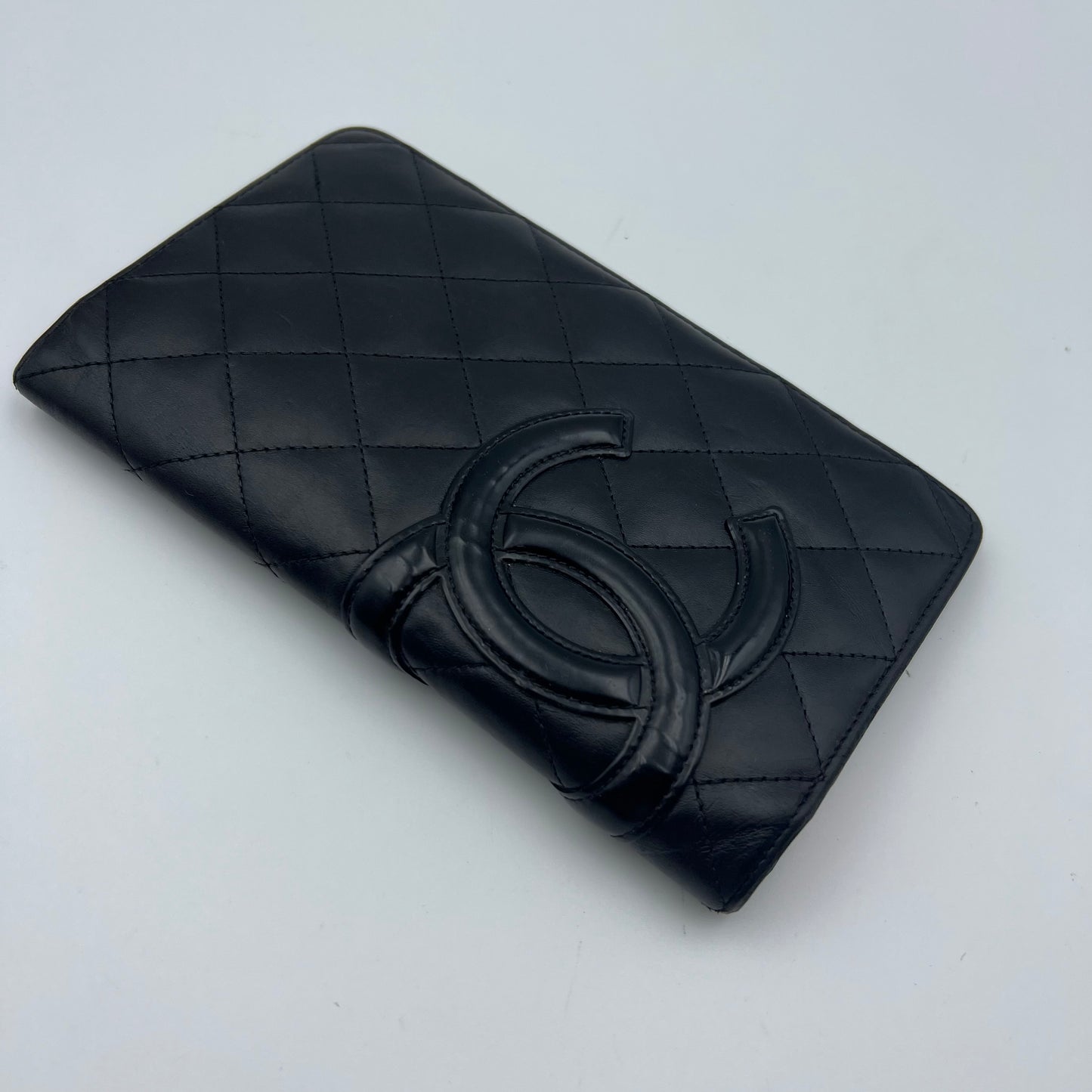 Cambon Biofold Wallet QUilted Lambskin Long