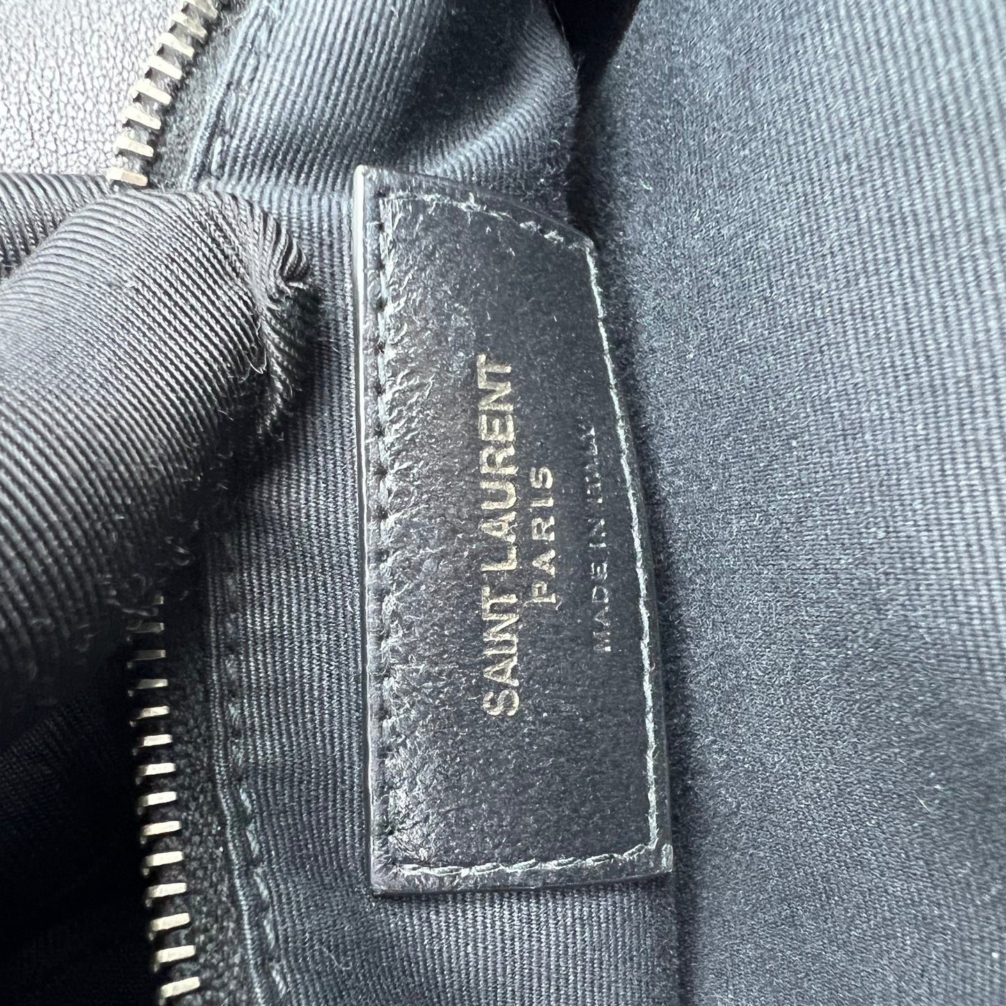 Lambskin Diamond Quilted Becky Chain Wallet Black