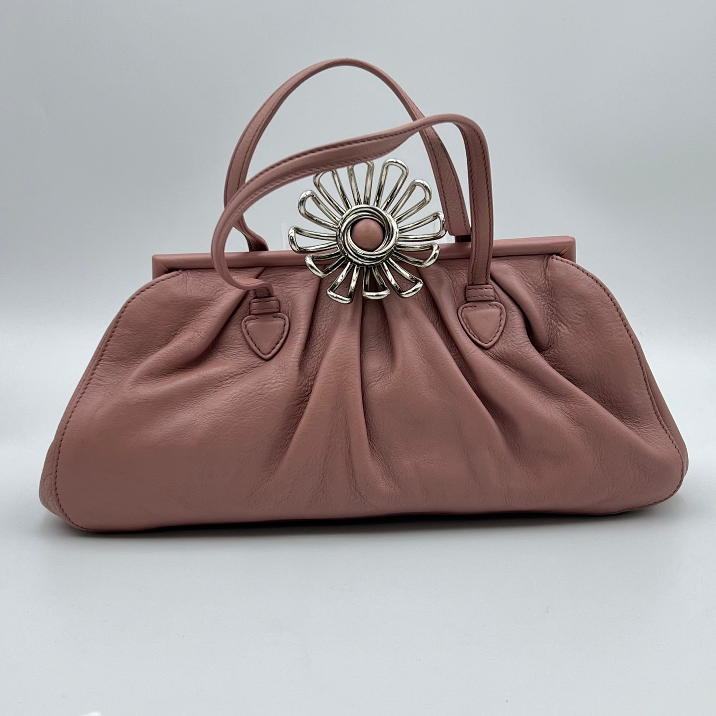 Flower Pink Vitello Bag