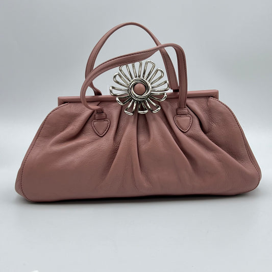 Flower Pink Vitello Bag