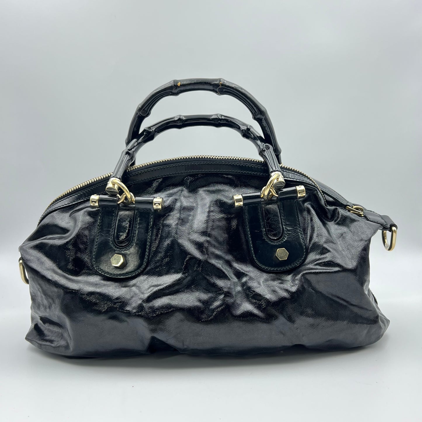 Dialux Pop Bamboo Top Handle Bag