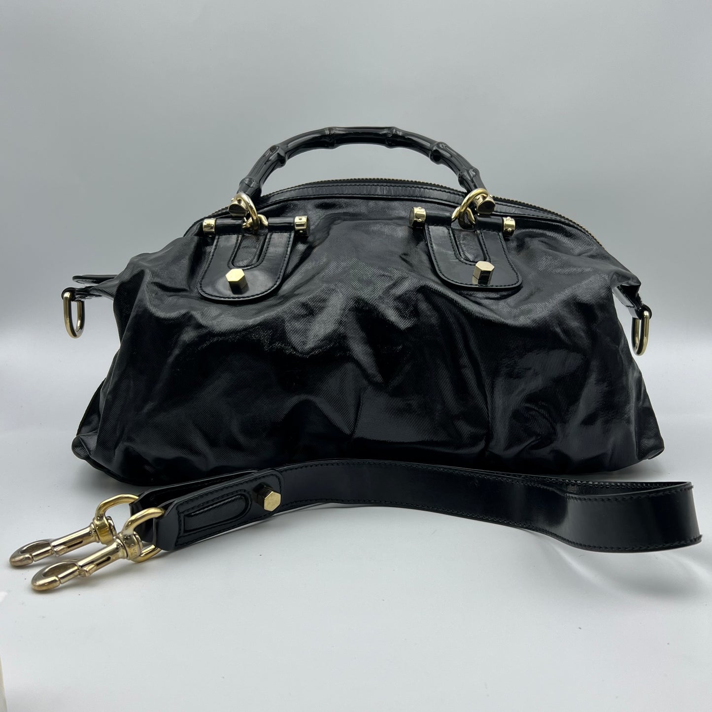 Dialux Pop Bamboo Top Handle Bag