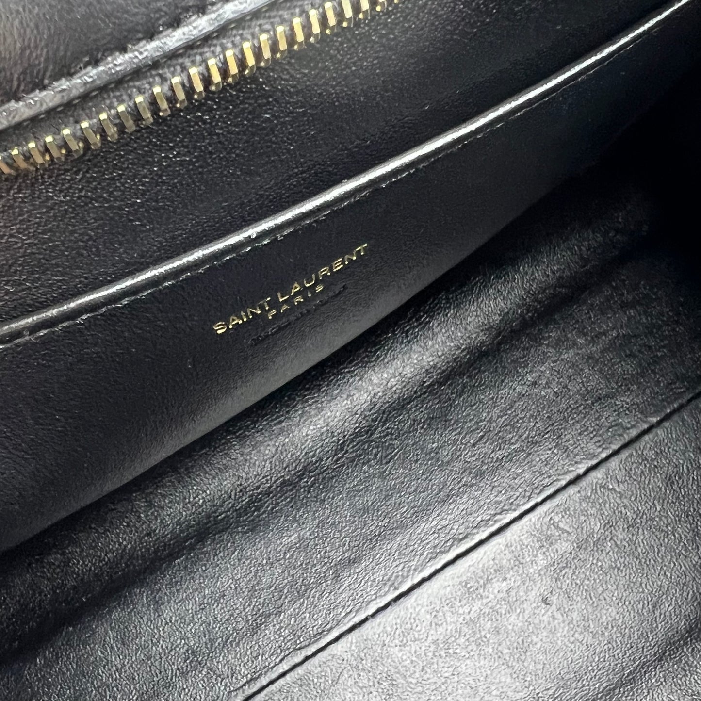 Calfskin Monogram Baby Cabas Black