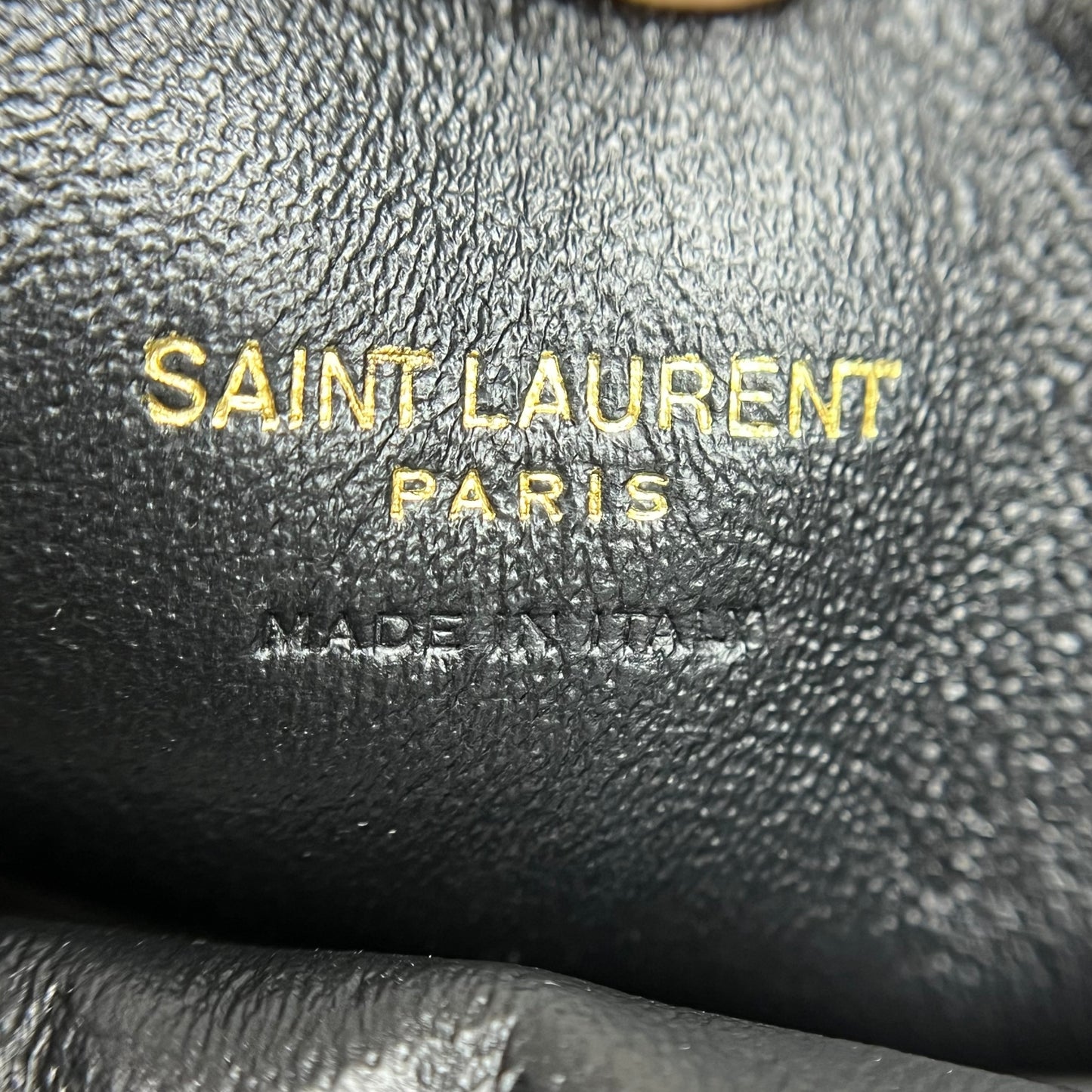 Calfskin Monogram Baby Cabas Black