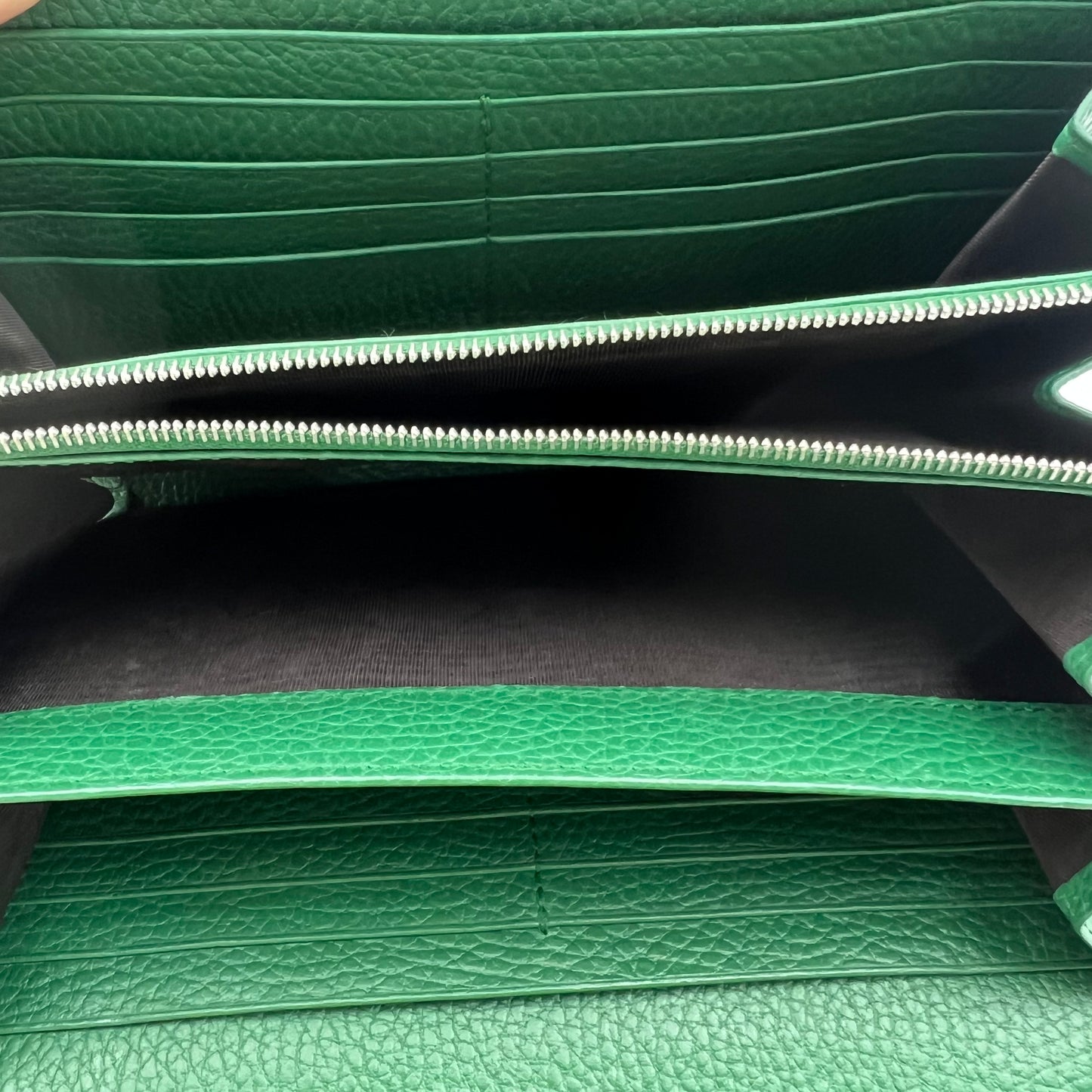 Mini Dionysus Wallet on Chain Green