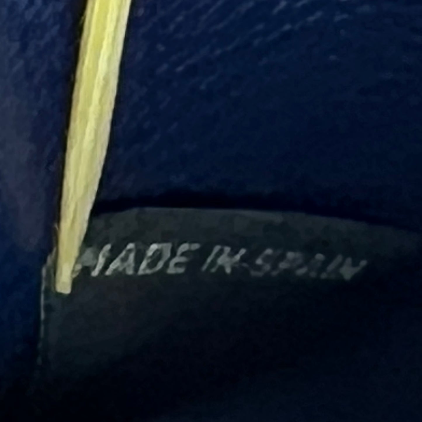 saffiano leather wallet blue