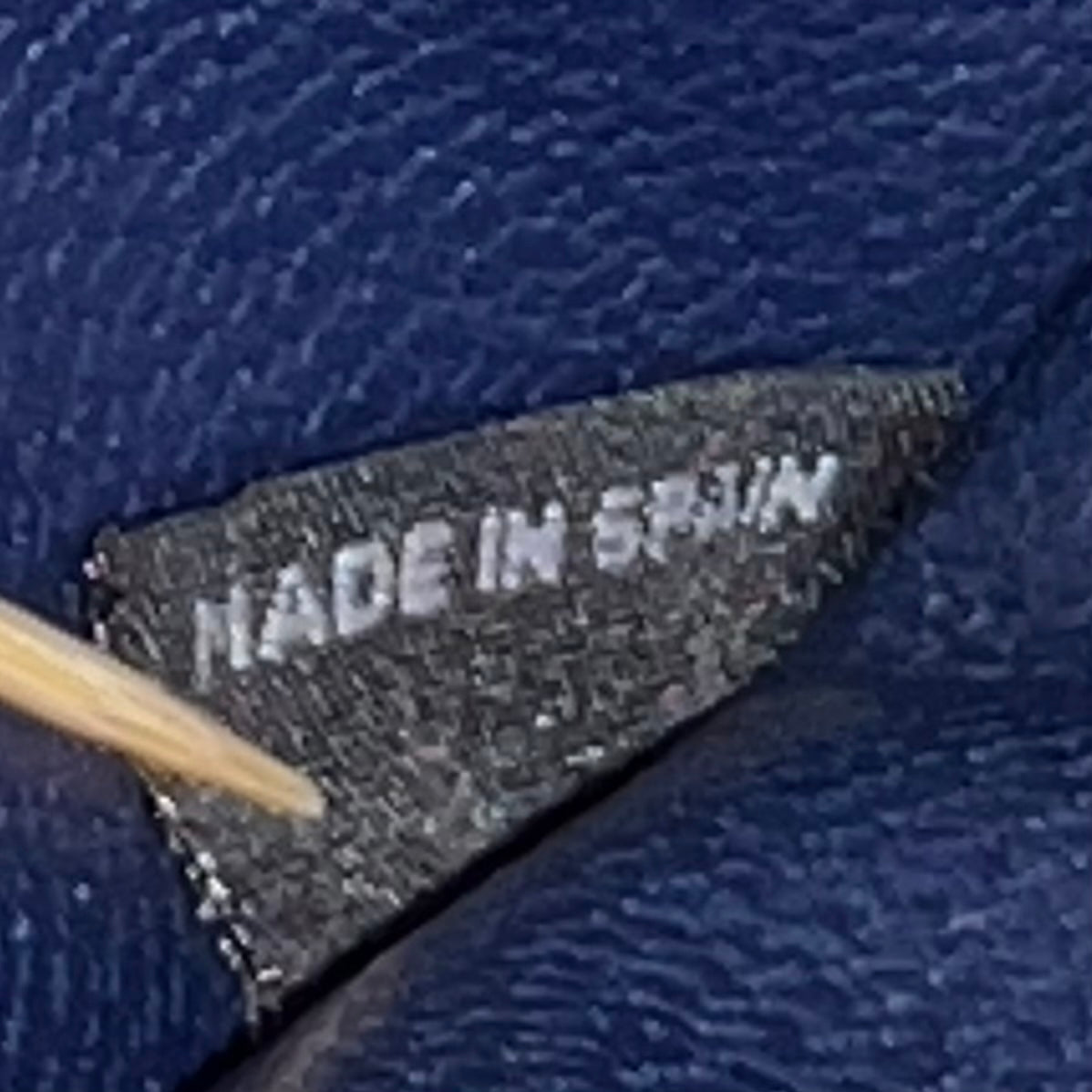 saffiano leather wallet blue