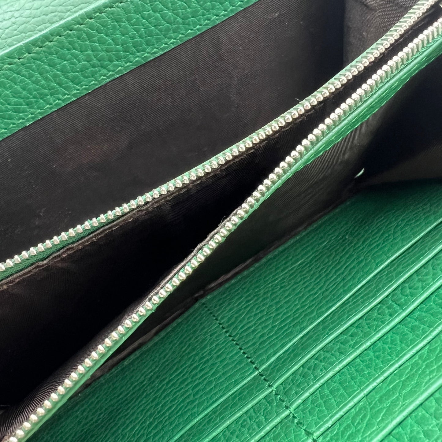 Mini Dionysus Wallet on Chain Green