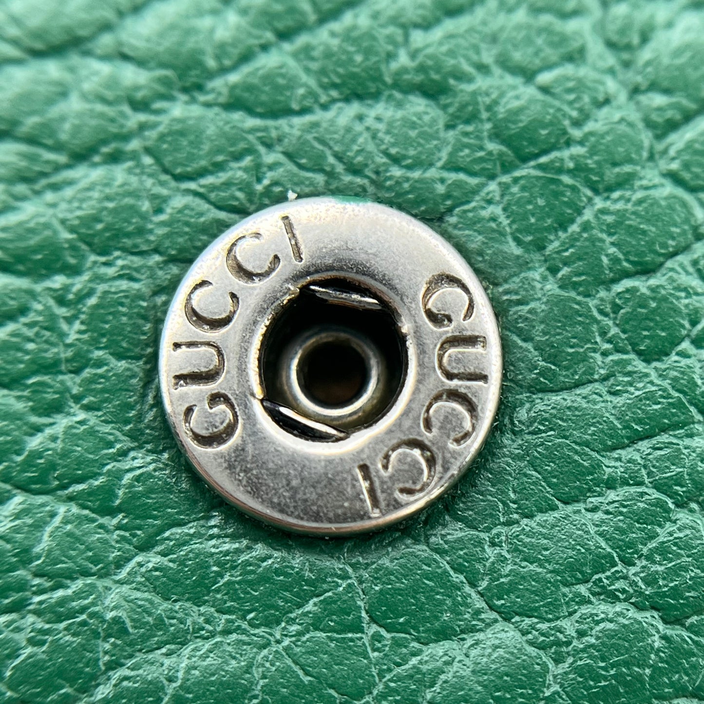 Mini Dionysus Wallet on Chain Green