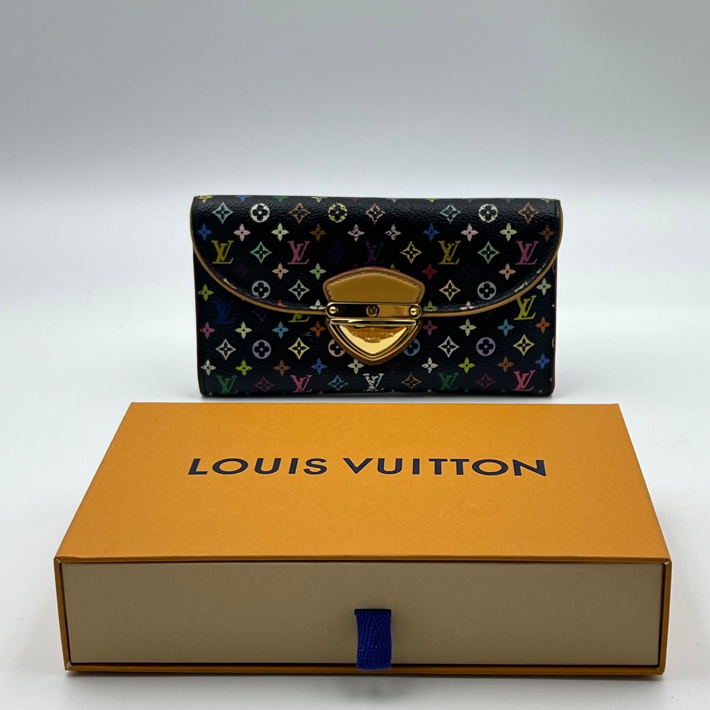 Monogram Multicolor Eugenie Wallet Black Grenade