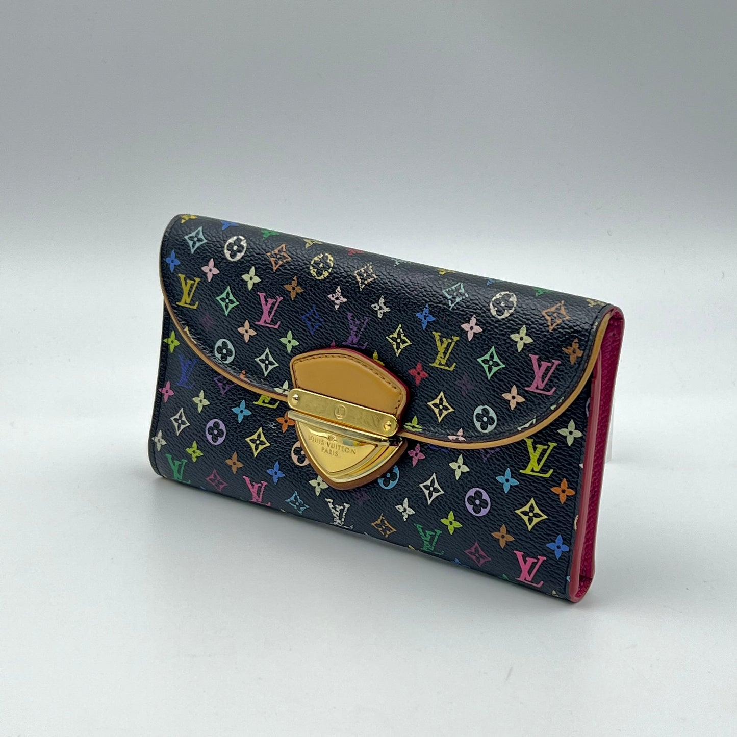 Monogram Multicolor Eugenie Wallet Black Grenade