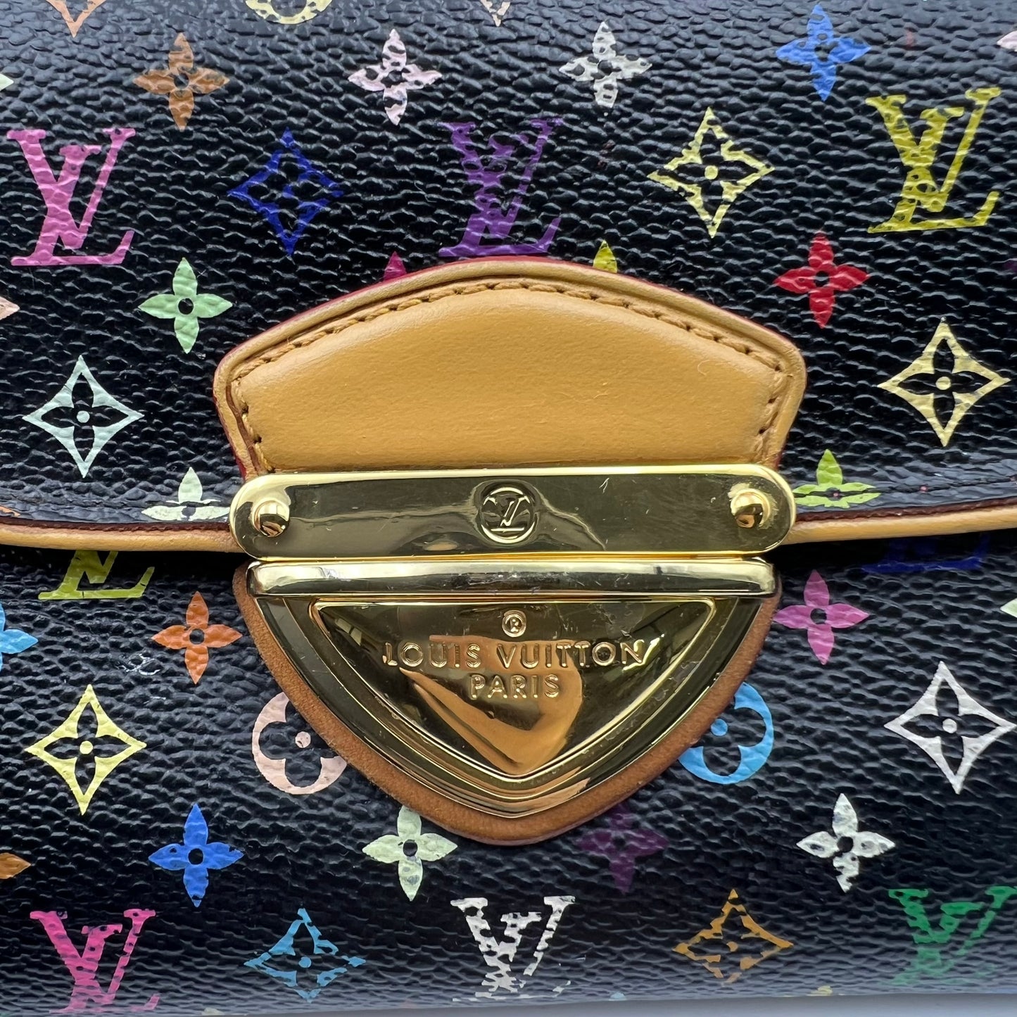 Monogram Multicolor Eugenie Wallet Black Grenade