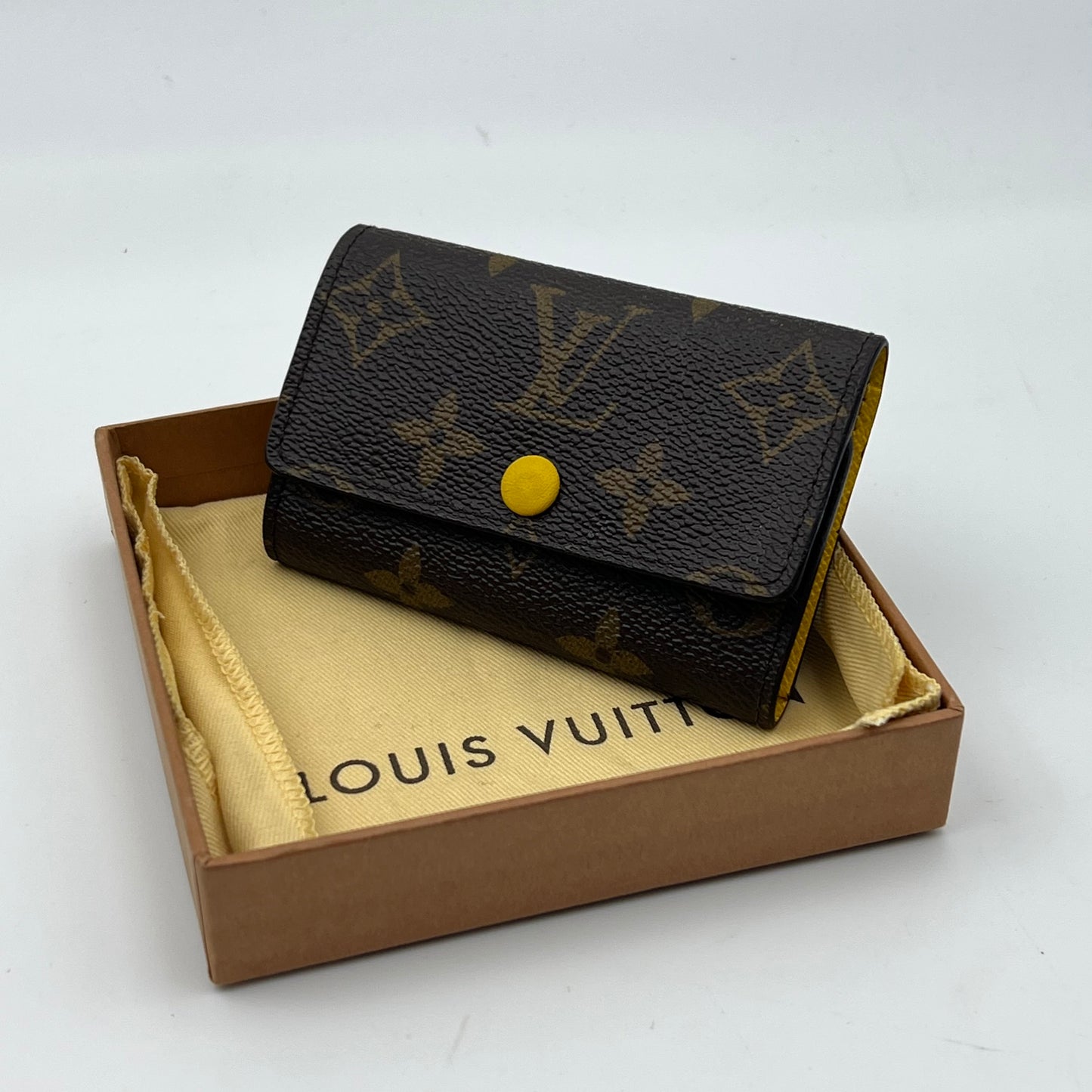 Key Holder Case Monogram Canvas Multicles 6 Hooks