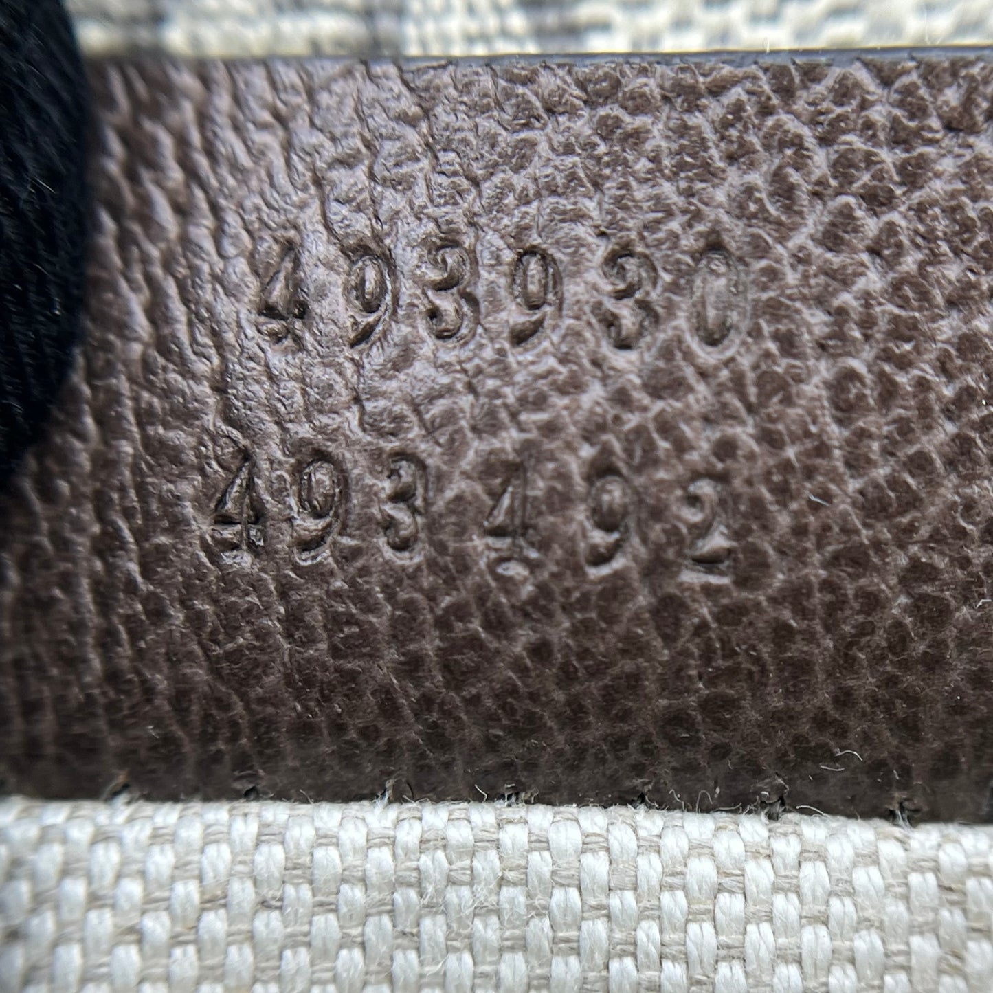 GG Supreme Monogram Neo Vintage Web Belt Bag Brown
