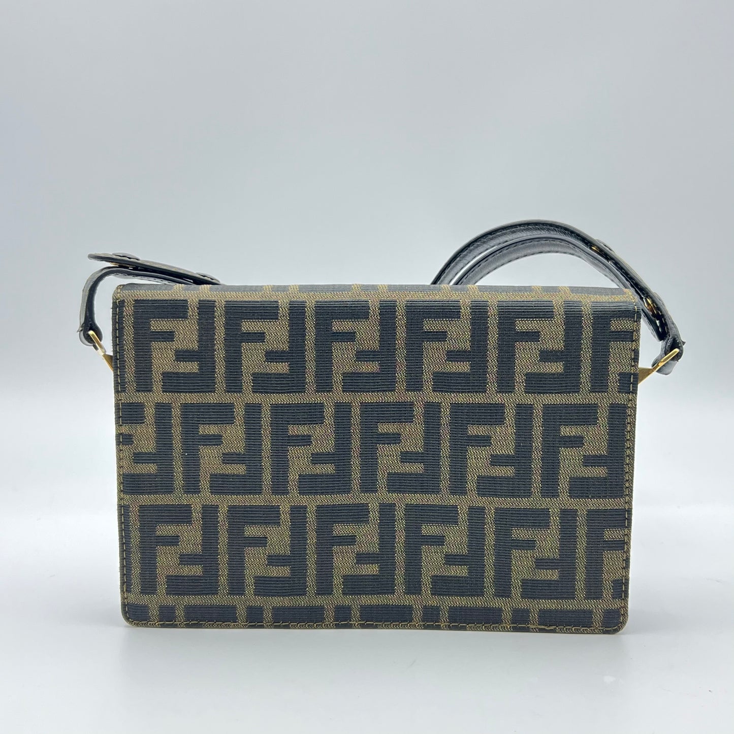 Fendi Zucca Strap Shoulder Bag