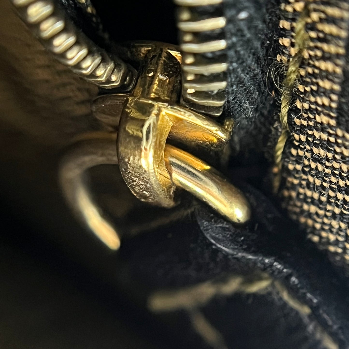 Fendi Zucca Strap Shoulder Bag