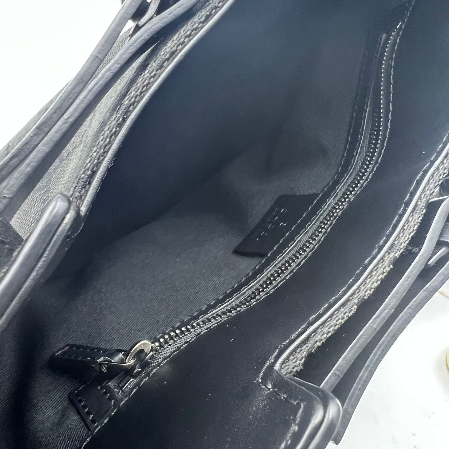 Black GG Canvas Tote Bag