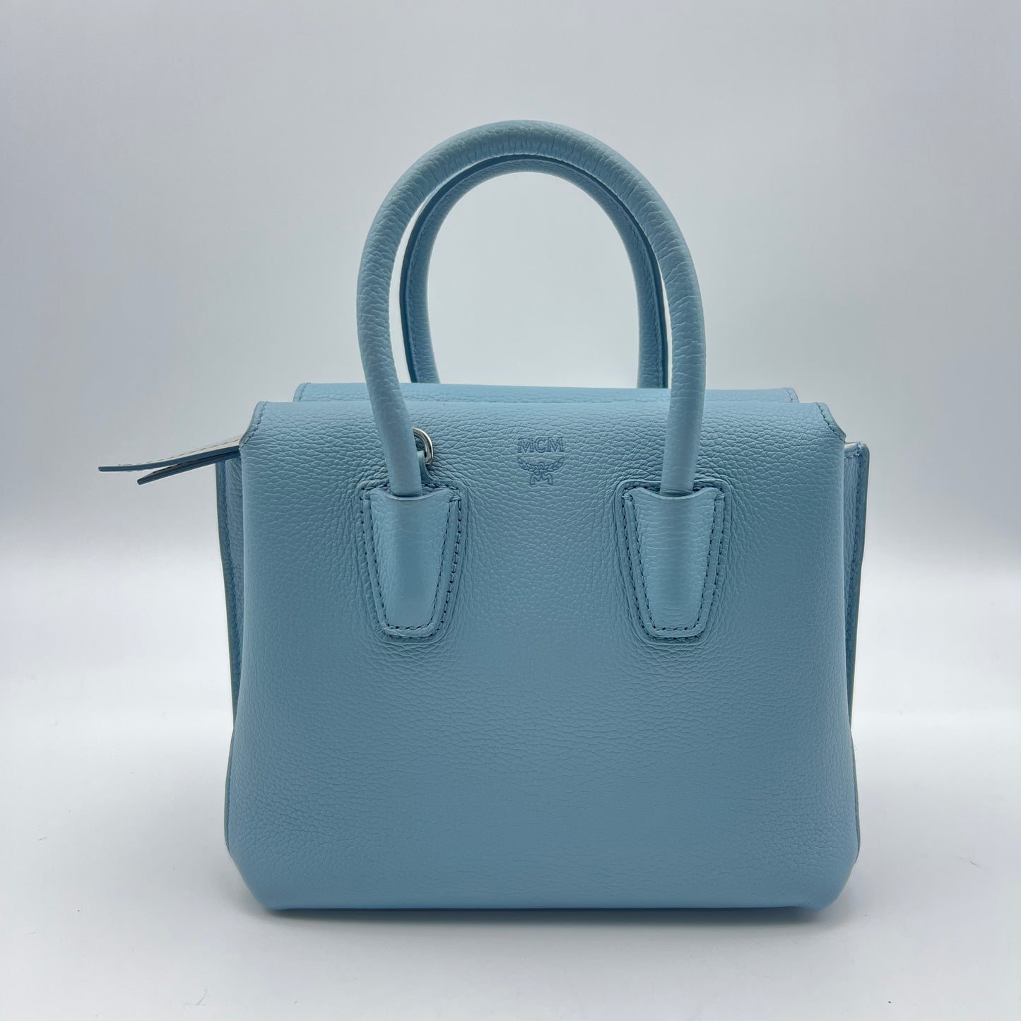 Mini Milla Tote w/ Strap light blue