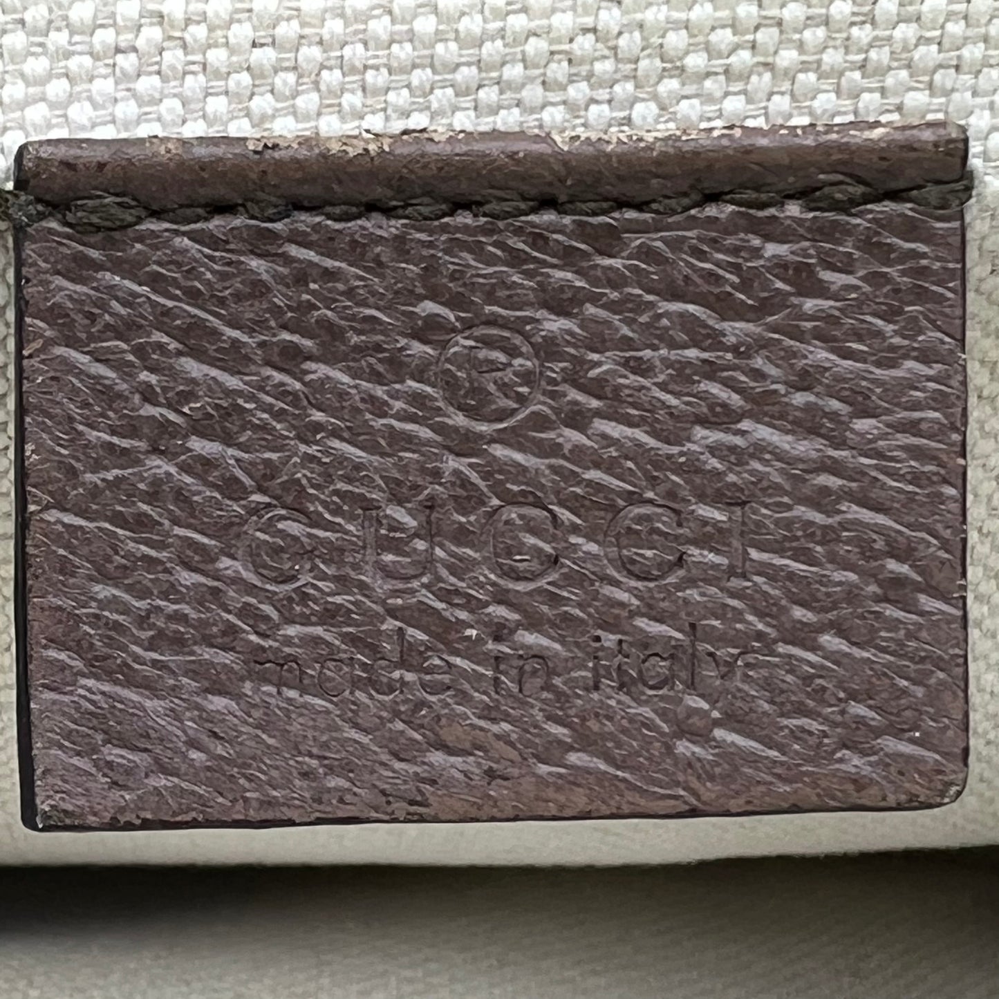GG Supreme Monogram Web Neo Vintage Double Flap Messenger Bag Beige New Acero