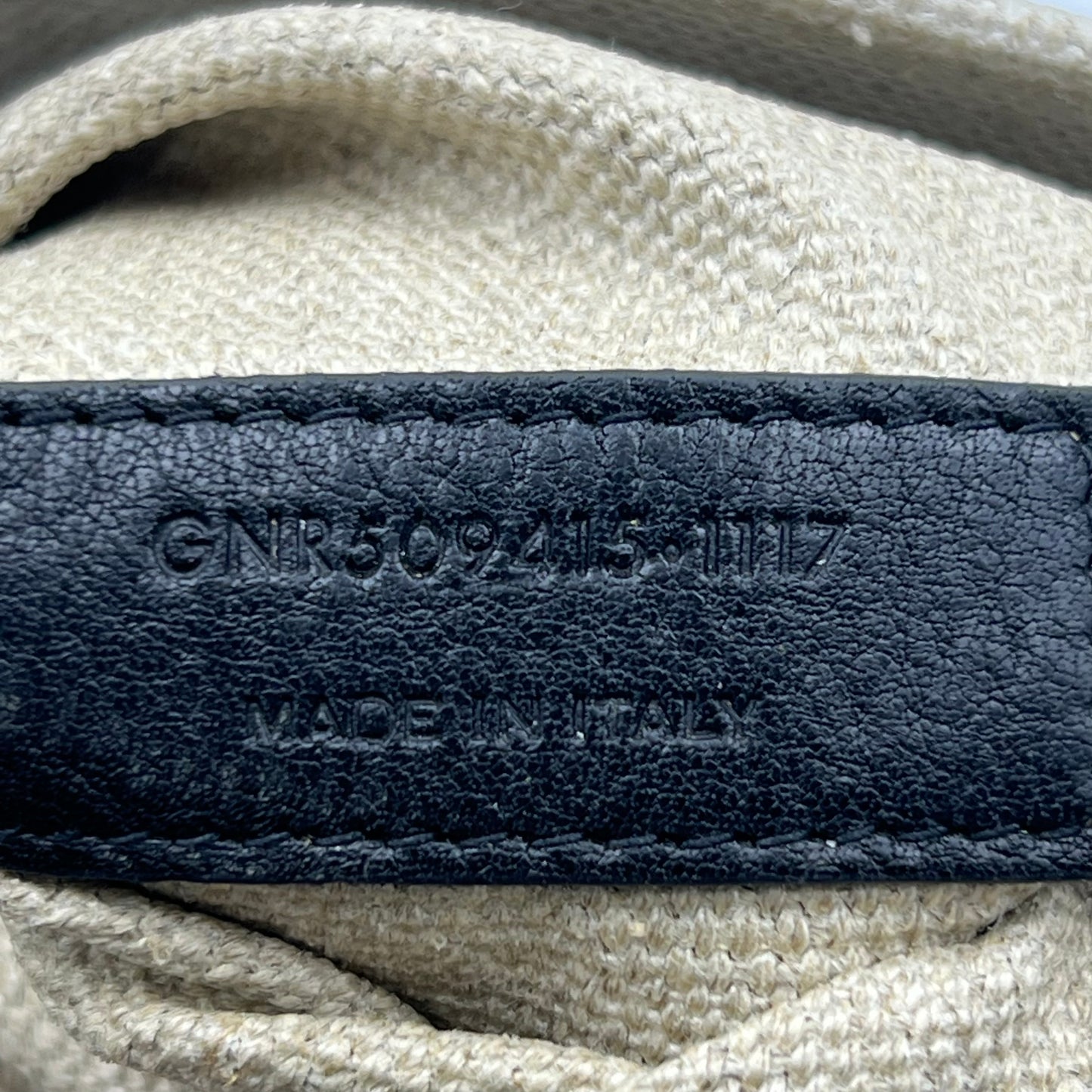 Linen Calfskin Rive Gauche Tote Optic White