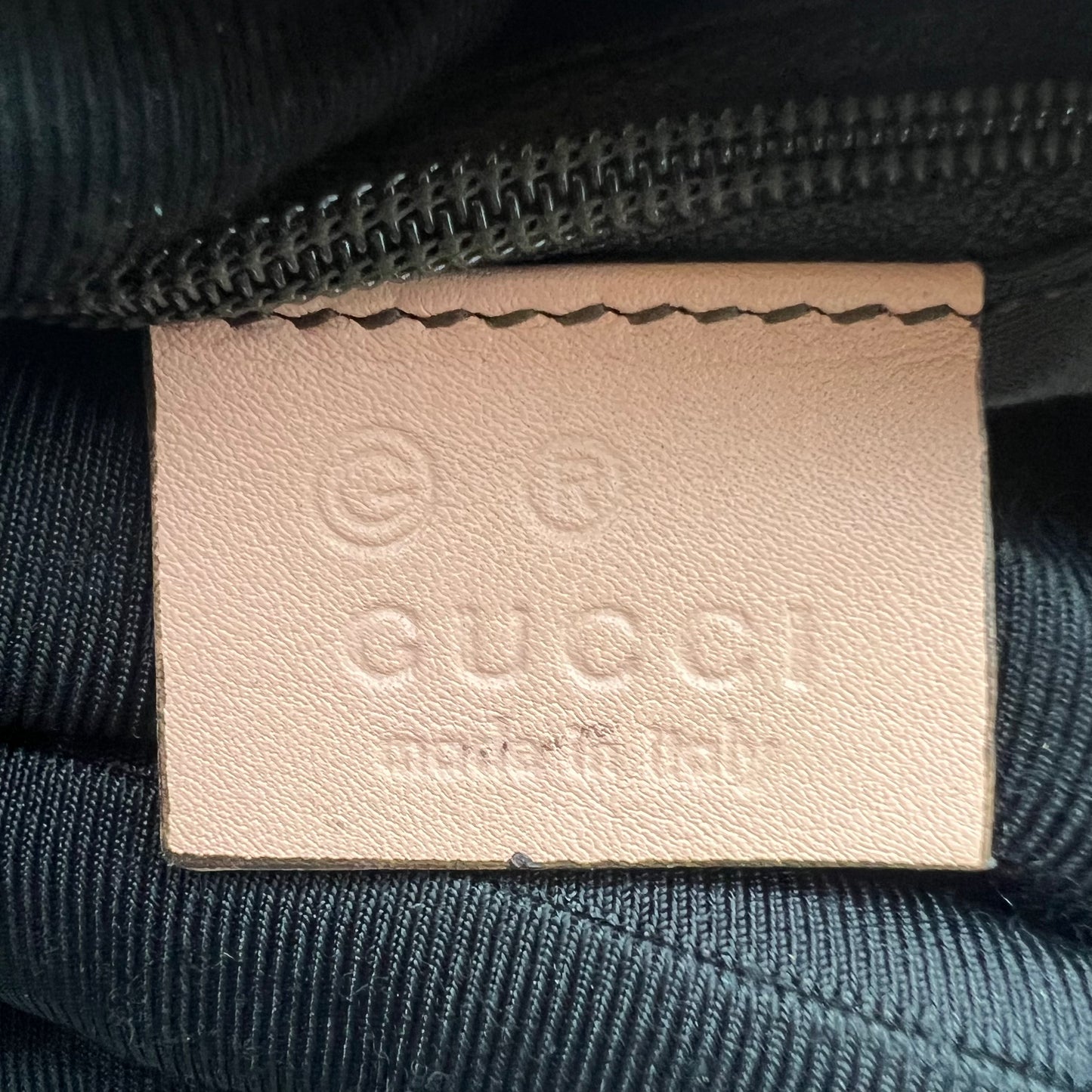  Guccissima GG Canvas Shoulder Bag Pink Gold