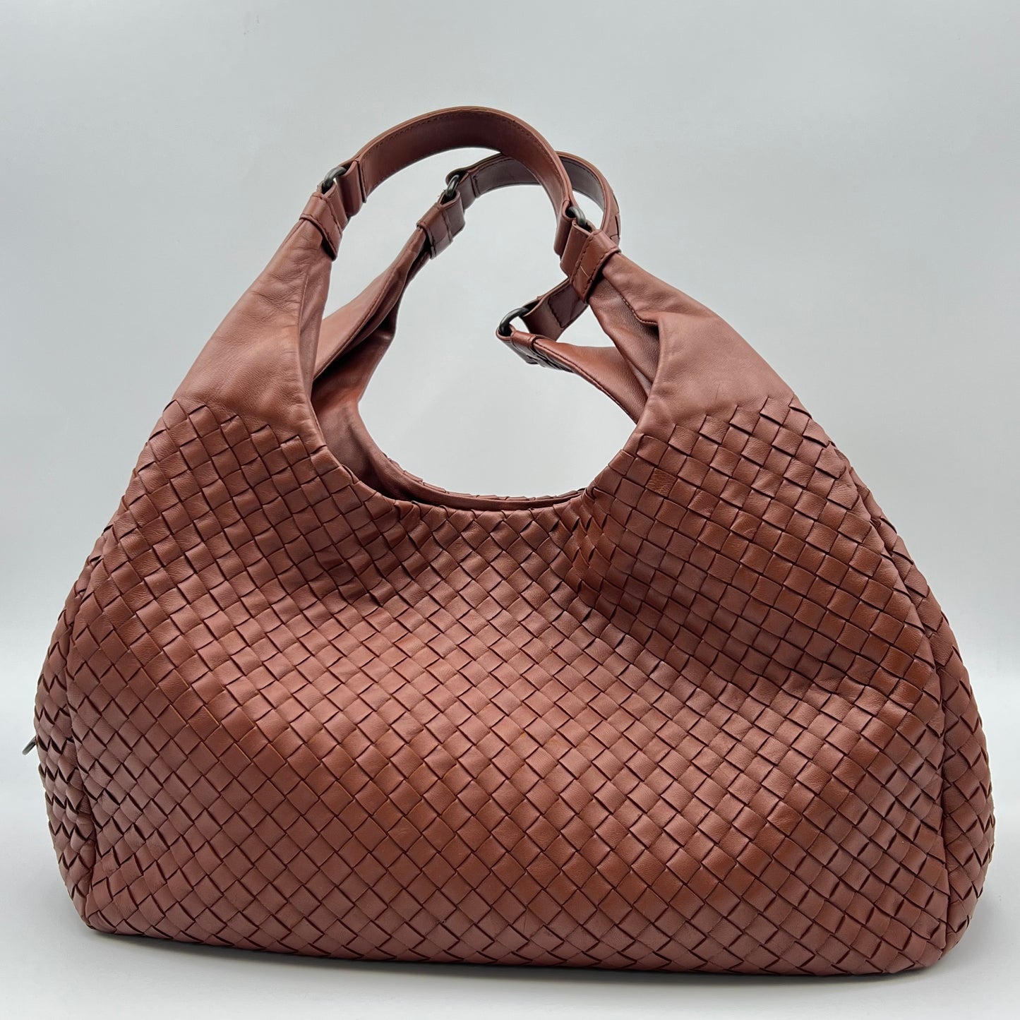 Intrecciato Campana Medium Brown