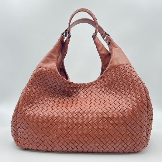 Intrecciato Campana Medium Brown