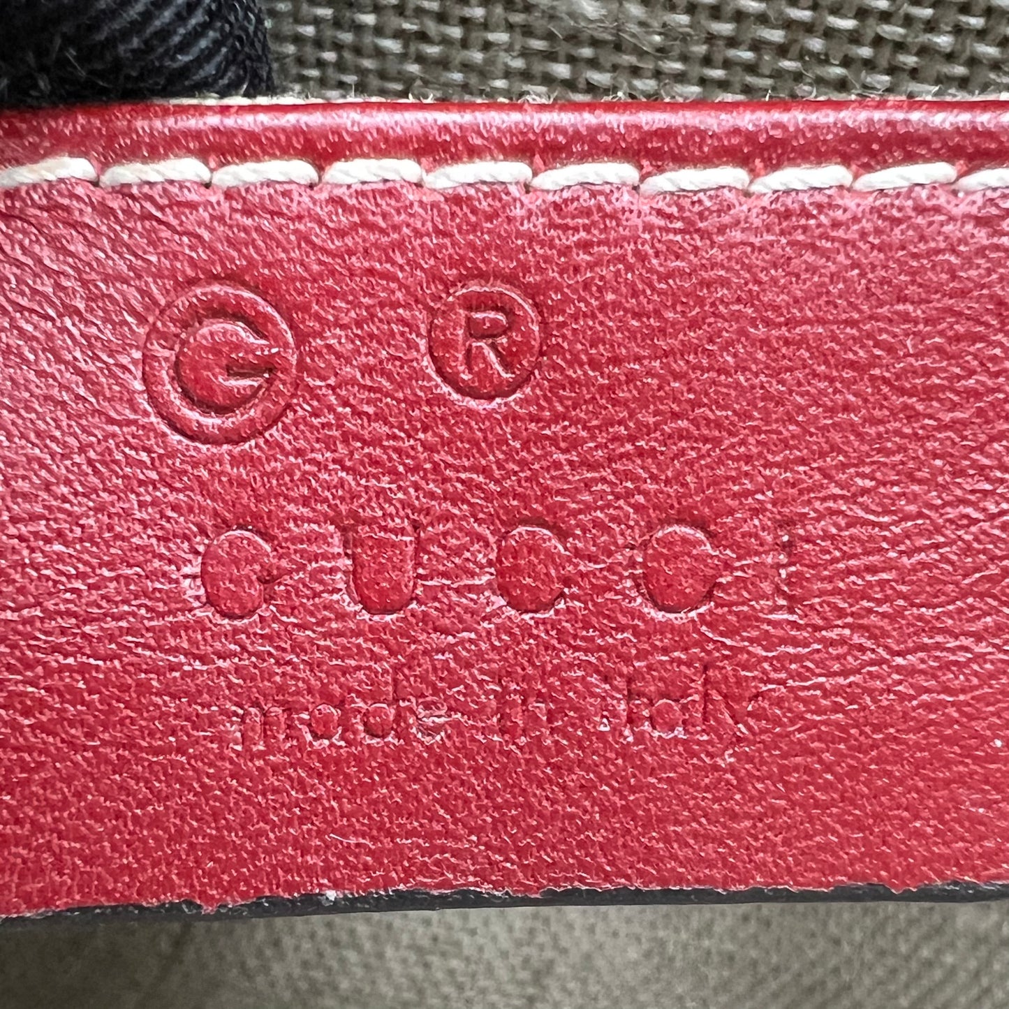 Soft Microguccissima Mini Emily Chain Shoulder Bag Rosso