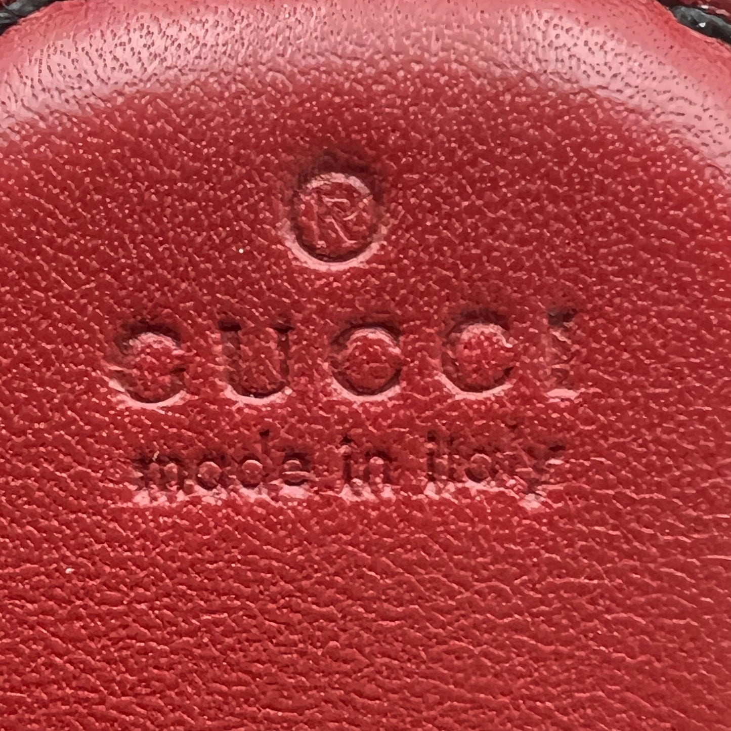 Soft Microguccissima Mini Emily Chain Shoulder Bag Rosso