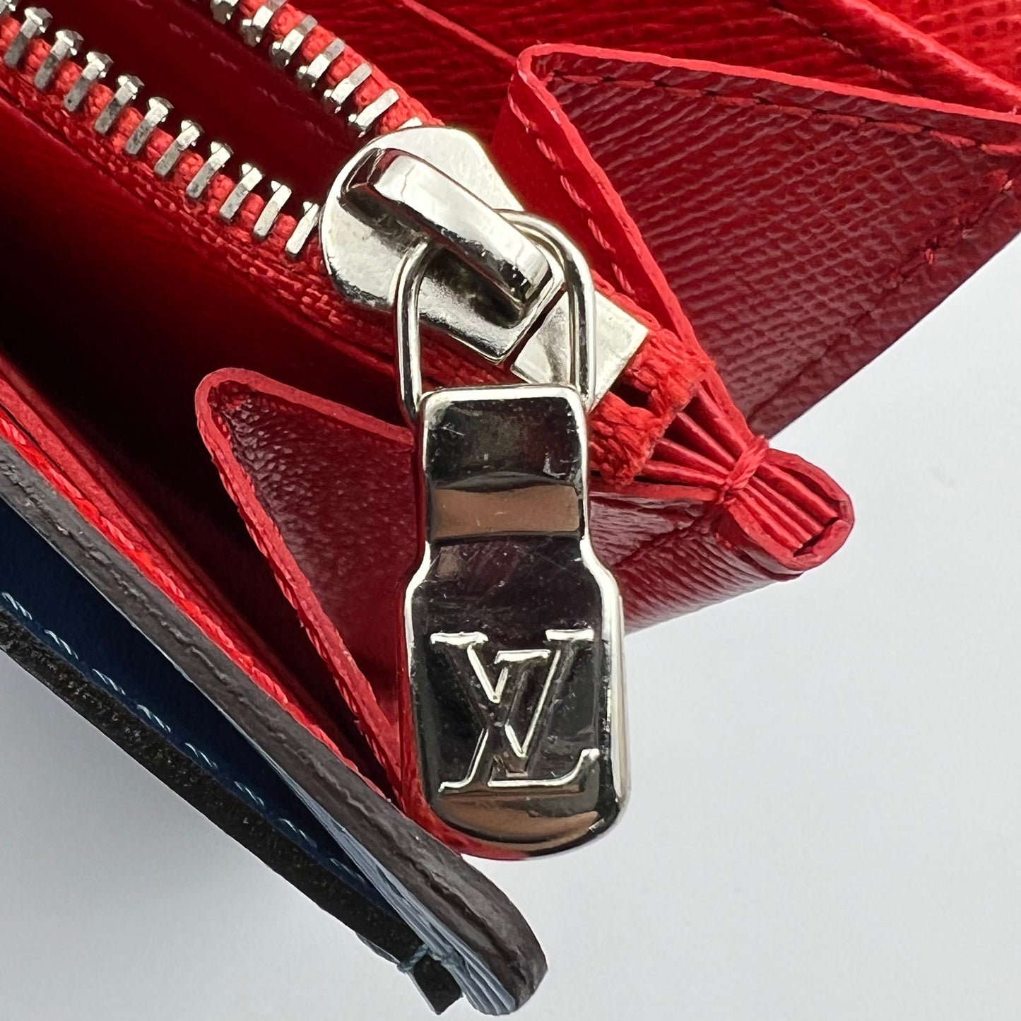 Epi Leather Tribal Mask Blue