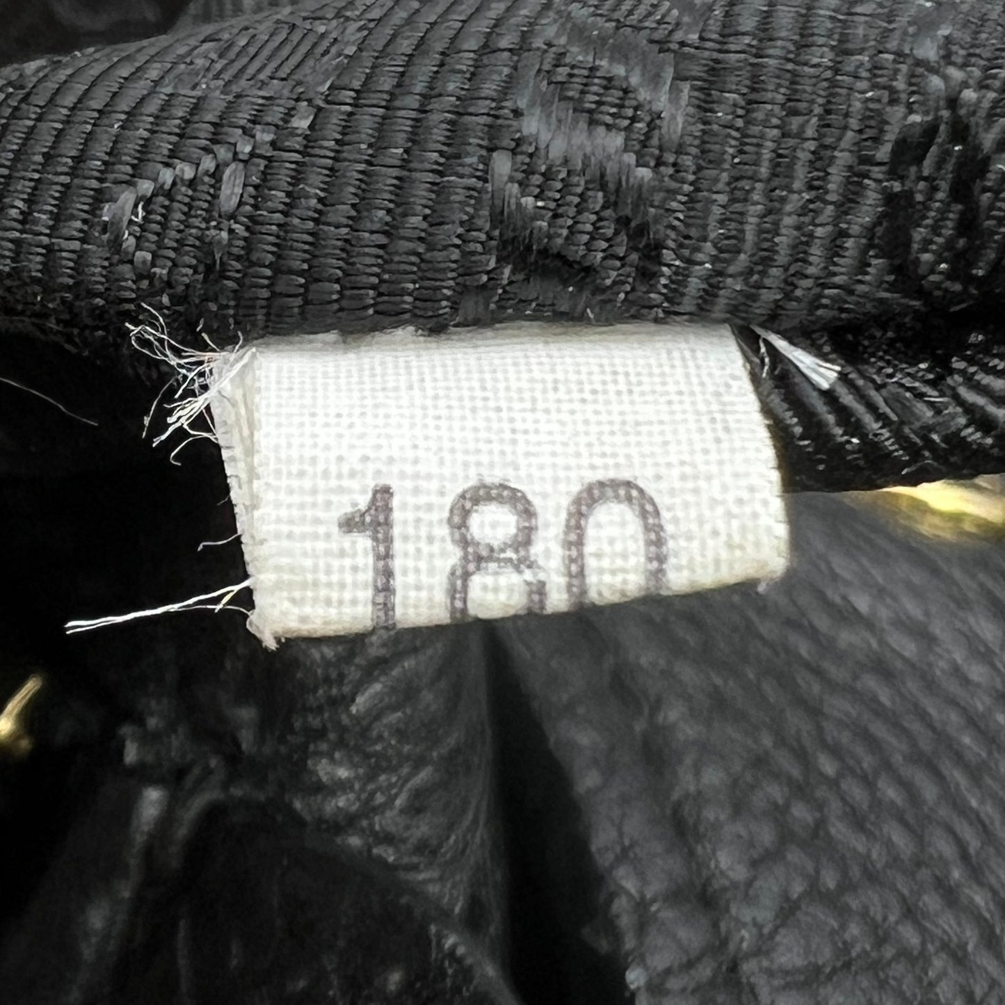 Vitello Daino Leather Shopping Tote Black