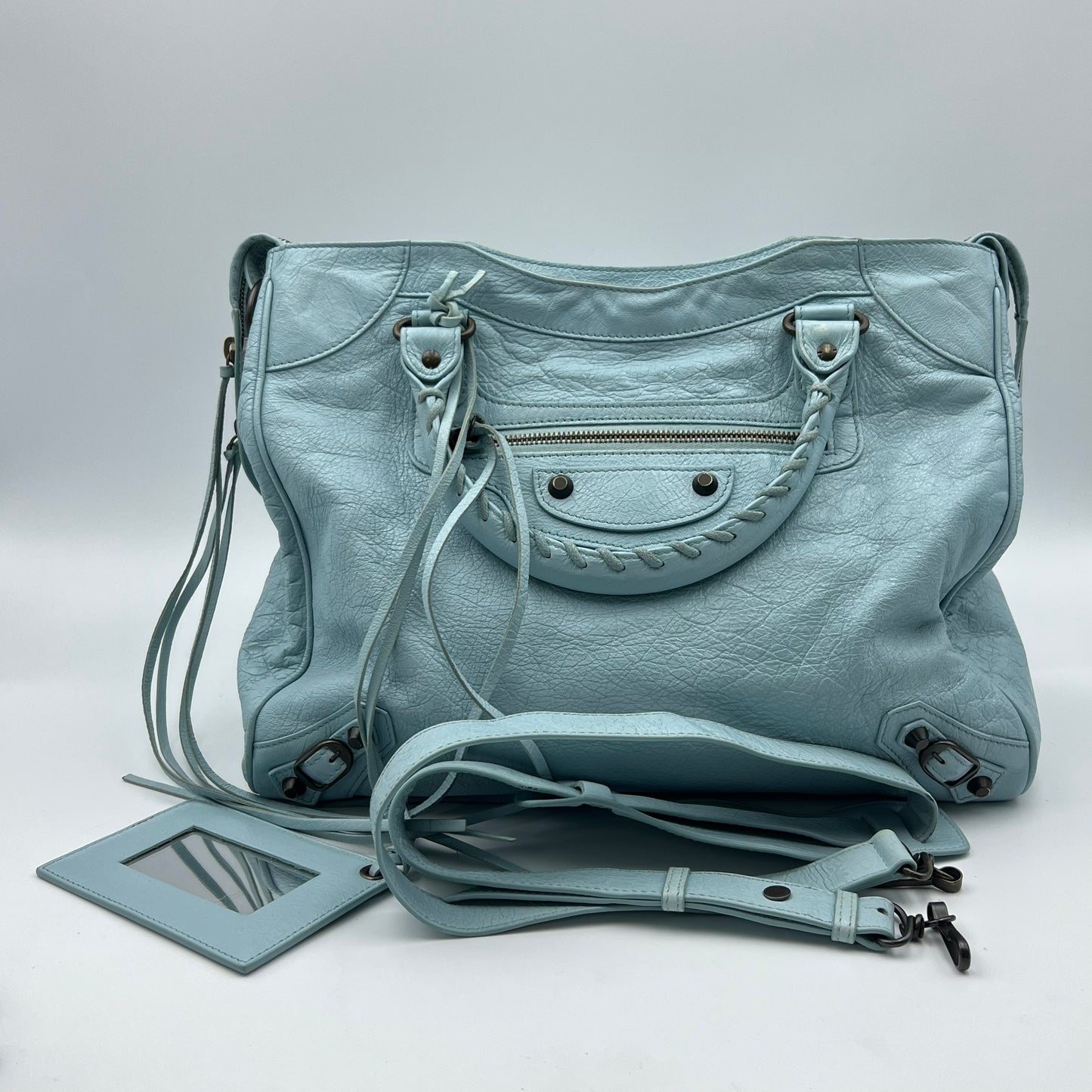 Leather Giant 12 Sky Blue